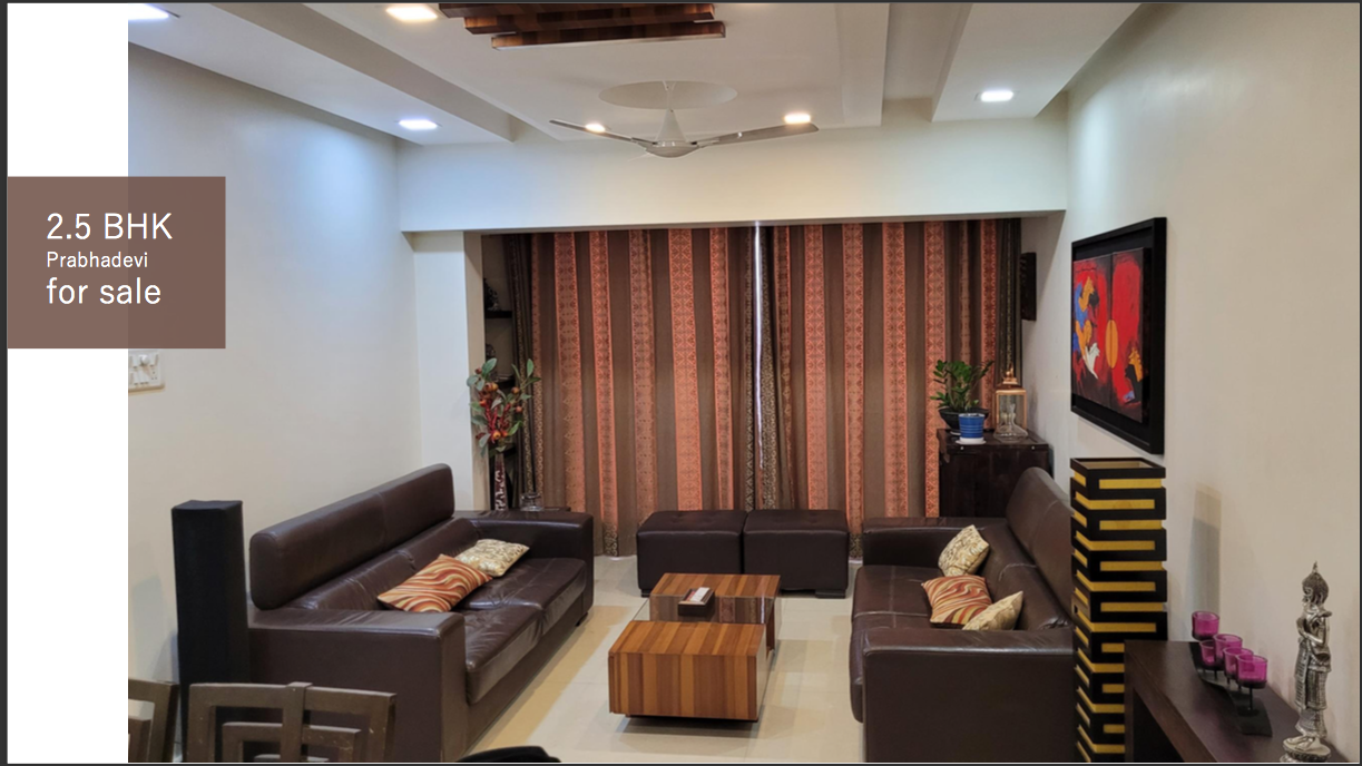 2½ BHK Semi Furnished in Woodside Apartment , Prabhadevi